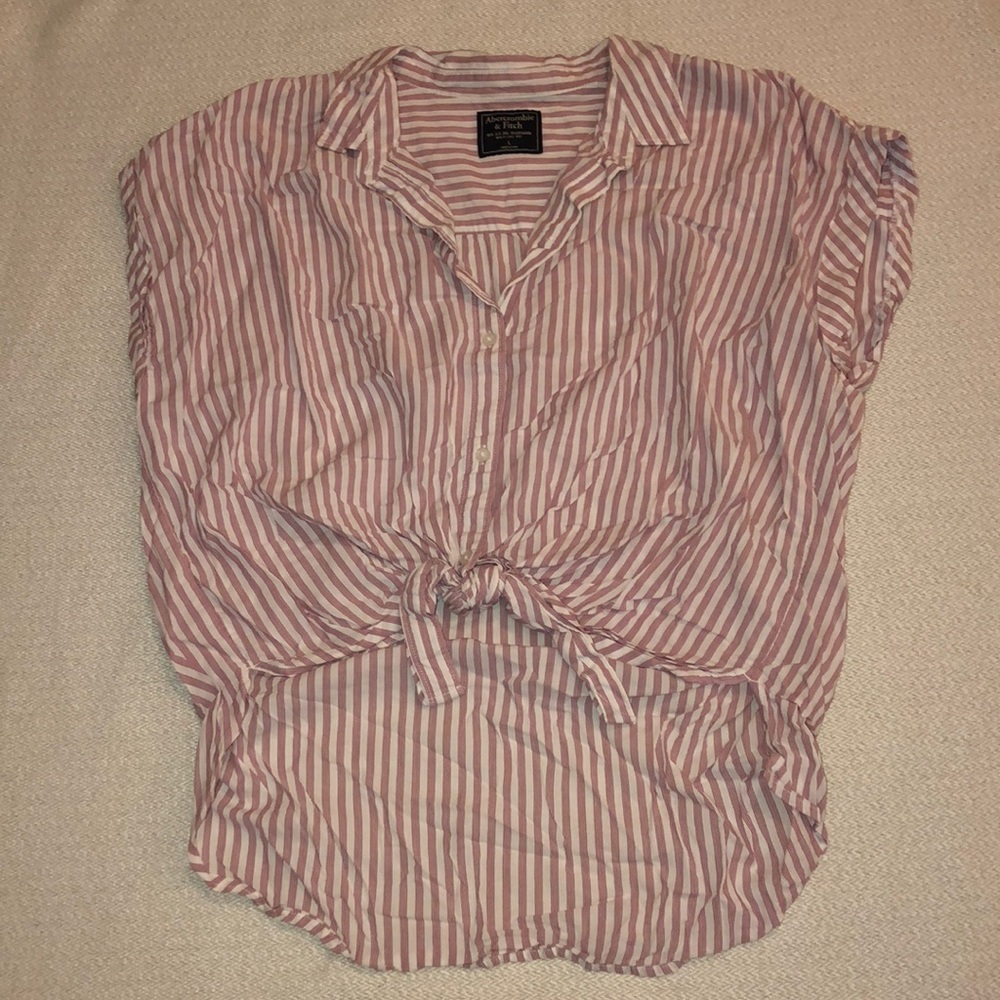 Abercrombie&Fitch Tie-Knot Blouse